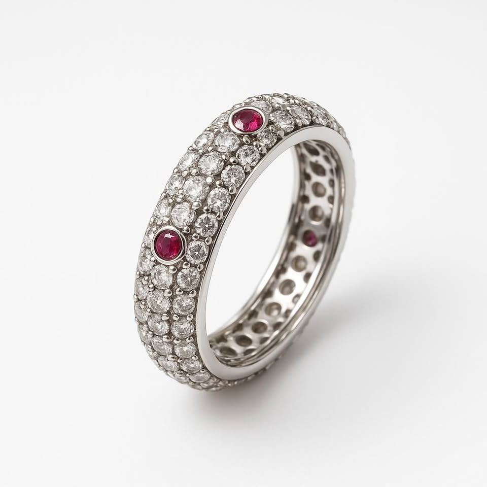 Eternity pave’ bombata CASTONI